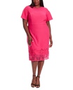 Vestido con ribete de encaje