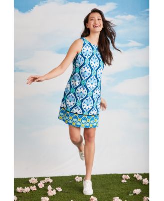 Vestido recto de estampado floral