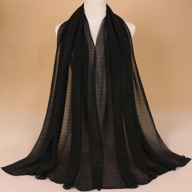 Elegante chal de gasa brillante