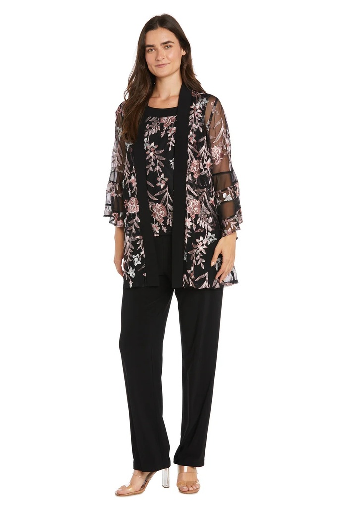 Traje con pantalón y saco bordado (copia)