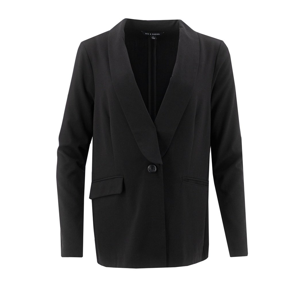 Blazer con muescas de orilla redondas