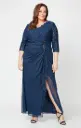 Vestido con cintura imperio y encaje (copia)