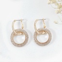 Aretes desmontables con diamantes