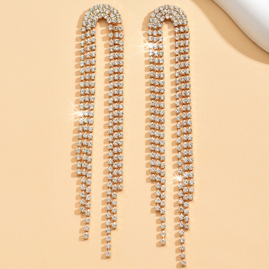 Aretes de de borla con diamantes (copia)