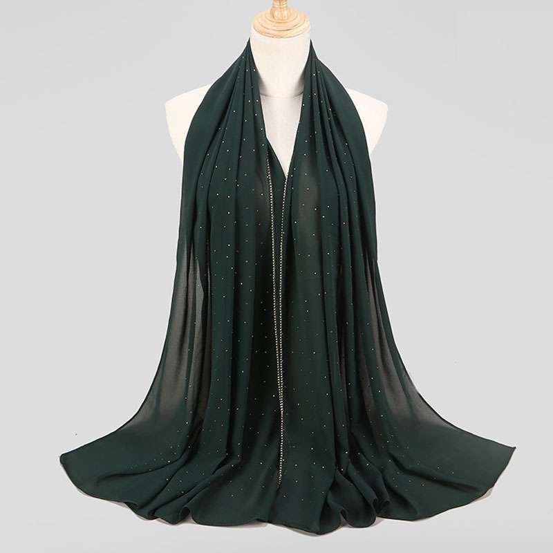 Chal estilo Hijab con diamantes (copia)