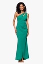 Vestido largo fruncido lateral True
