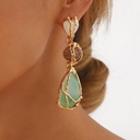 Aretes colgantes con cuentas (copia)