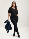 Blusa con textura Jacquard