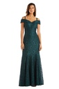 Vestido largo  de noche Off-shoulder