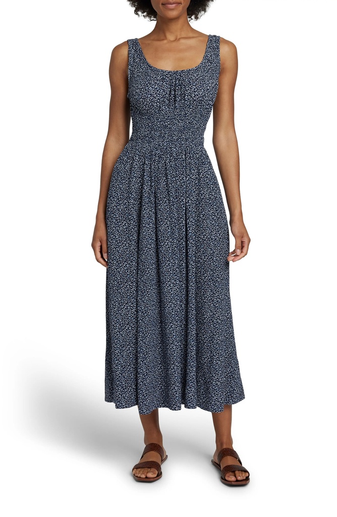 Maxi vestido floral escalonado (copia)