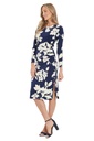 Vestido floral de fruncido lateral (copia)