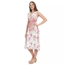 Vestido midi con escote en V