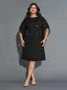 Vestido con mangas de chifòn