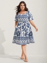 Vestido de estampado bohemio
