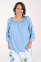 Blusa de manga acampanada
