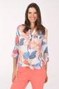 Blusa con estampado floral