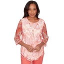Blusa con estampado de chevrón