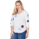 Blusa con estampado floral