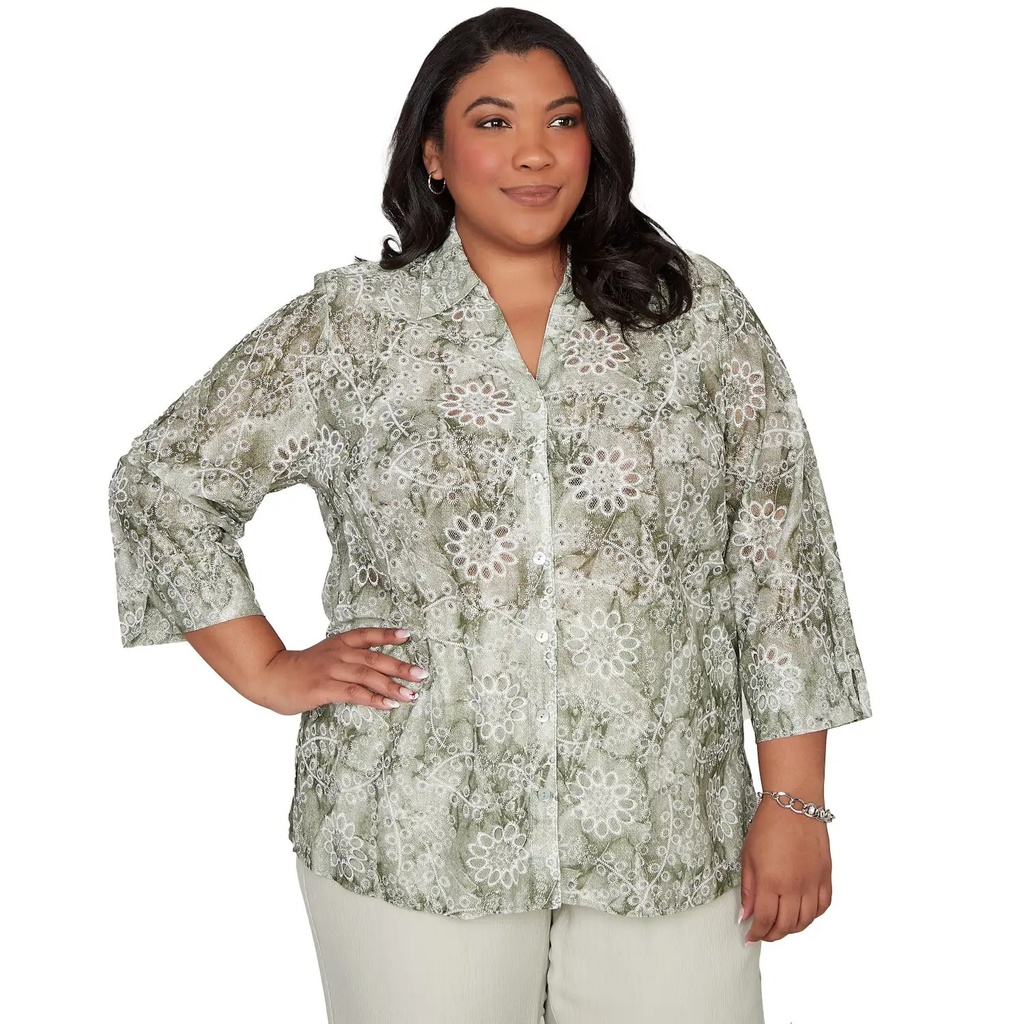 Blusa con estampado floral