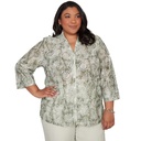 Blusa con estampado floral