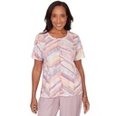 Blusa con estampado de espiga