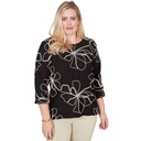 Blusa con estampado floral