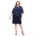 Vestido asimetrico con encaje