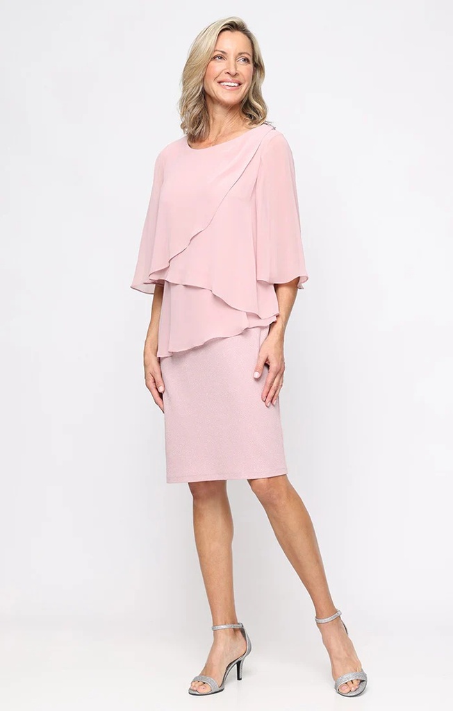 Blusa de punto brillante con corpiño