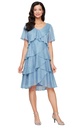 Vestido formal en capas