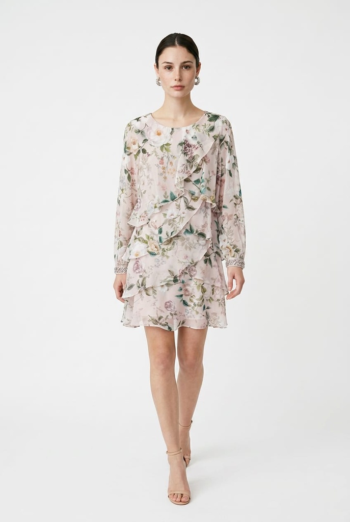 Vestido con estampado floral