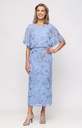 Vestido con corpiño de lentejuelas