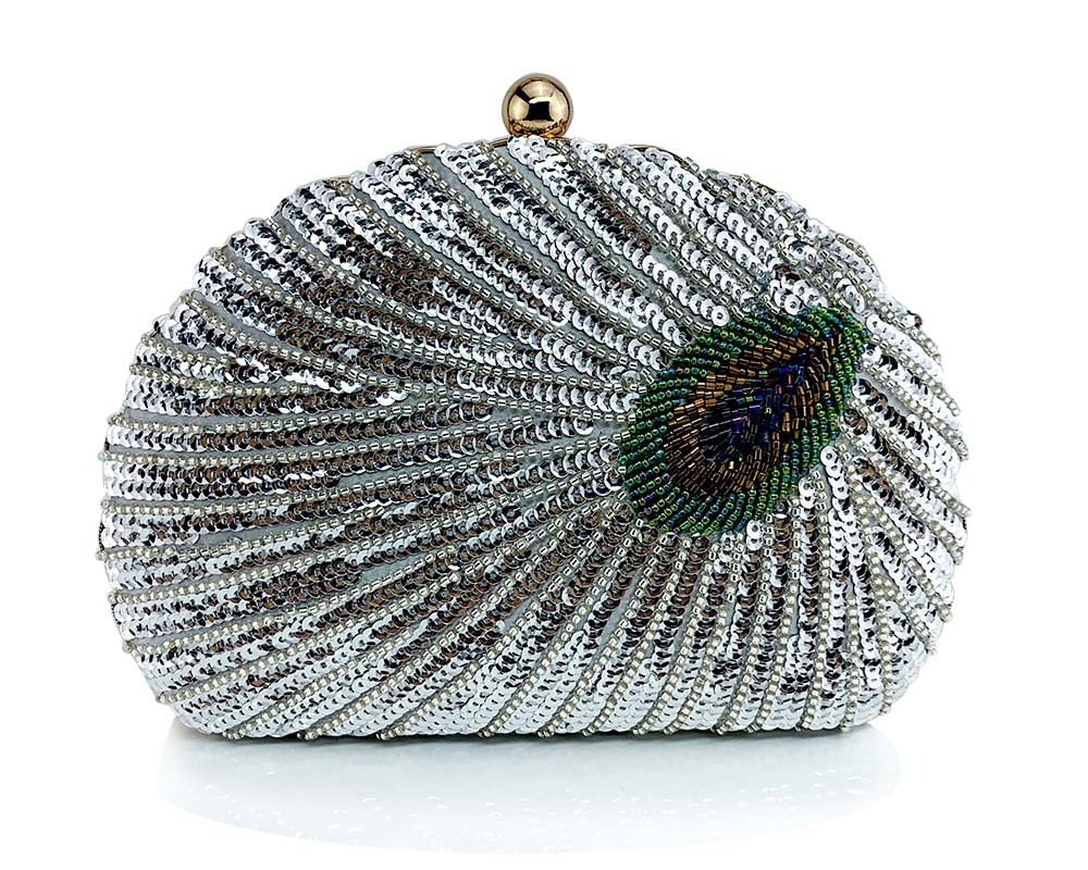 Bolso de mano con lentejuelas Pavé