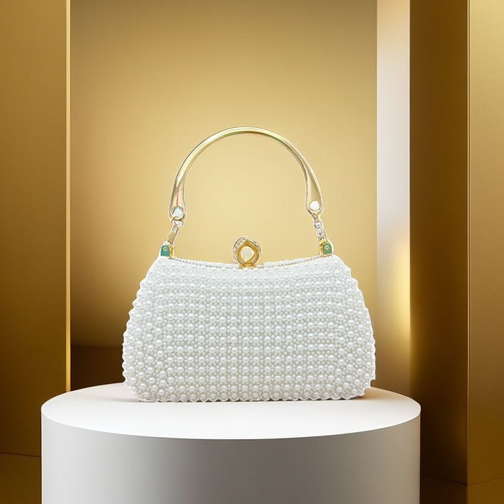 Bolso con asa de perlas (copia)