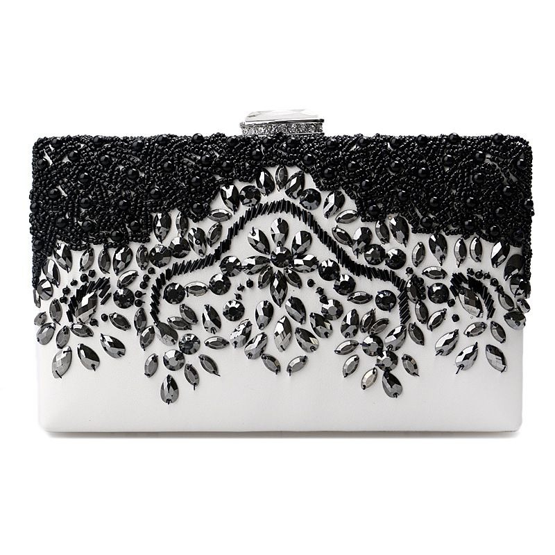 Bolso bordado con cuentas de cristal