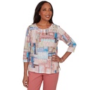 Blusa con bloques de color