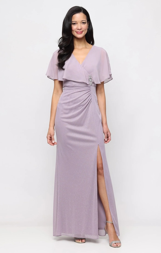 Vestido de cintura fruncida