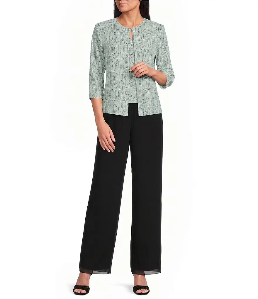 Blusa de punto brillante