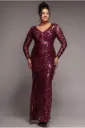 Vestido bordado de lentejuelas