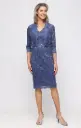 Vestido con chaqueta de encaje 