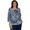 Blusa con estampado animal 
