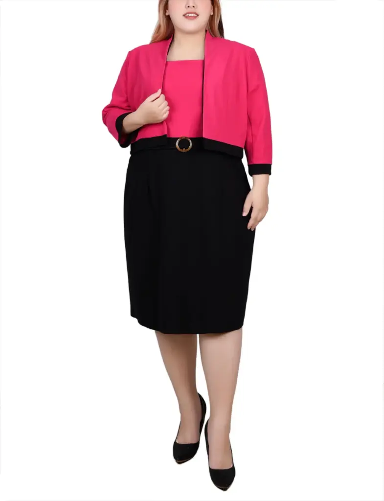 Vestido con chaqueta 