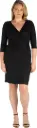 Vestido trapeado con escote en V