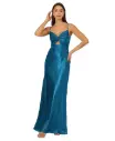 Vestido formal con detalle retorcido