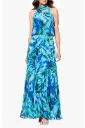 Vestido con estampado acuarela 