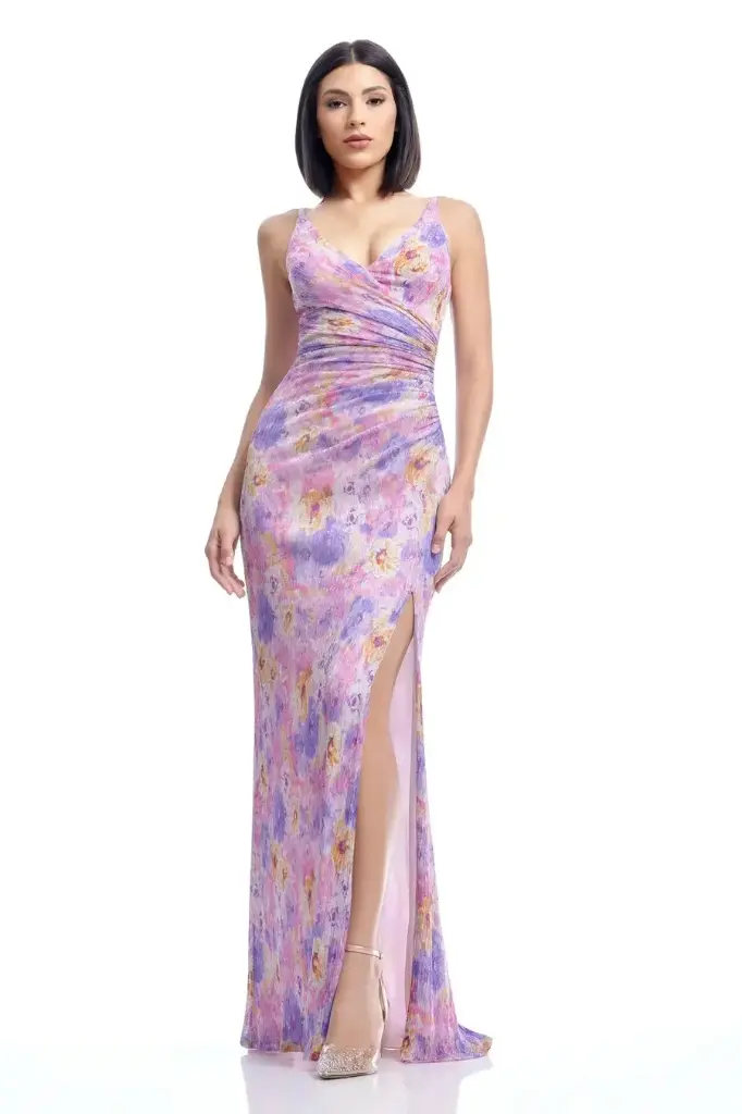Vestido sin mangas con escote en V