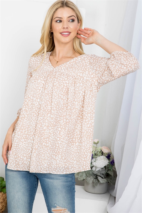 Blusa de chiffon Leopardo