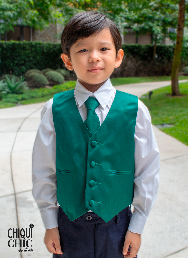 Conjunto de chaleco de 4 piezas