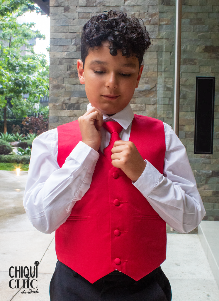 Conjunto de chaleco de 4 piezas