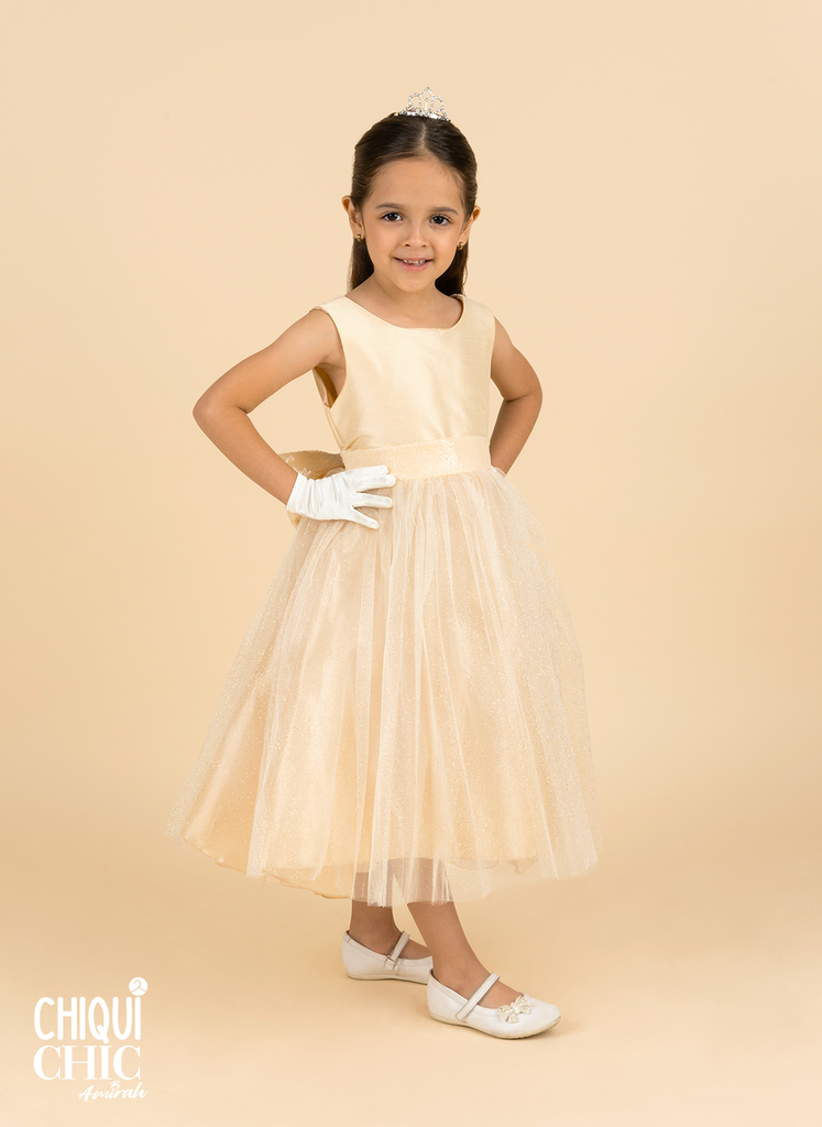 Vestido de tul Shantung & Sparkle