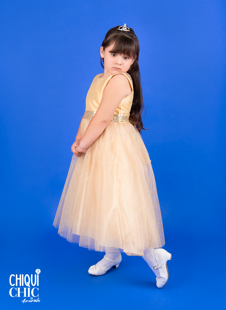 Vestido de tul Shantung & Sparkle